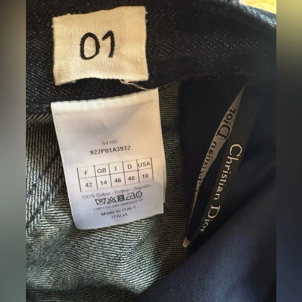 Christian Dior Kaleidoscope Tie Dye SS01 Archive Galliano Era Rare Dior Denim 10 - Picture 10 of 15